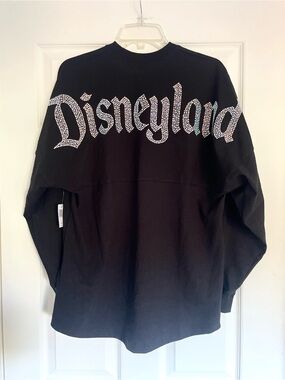 Disney Parks Rhinestone Disneyland Black Spirit Jersey
